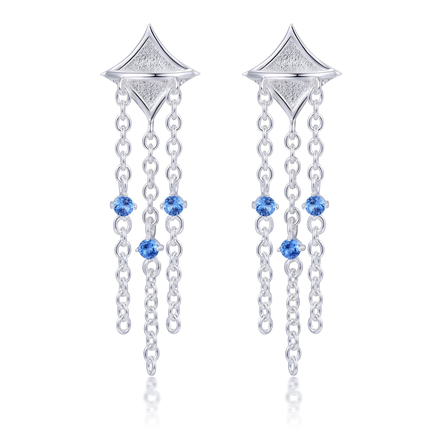 Diamond Tassel Earrings