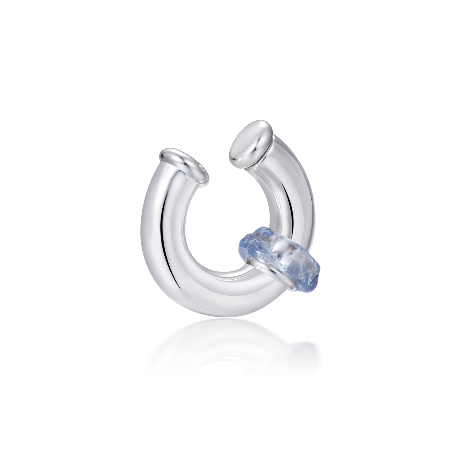 Ripple Glass Ear Cuff