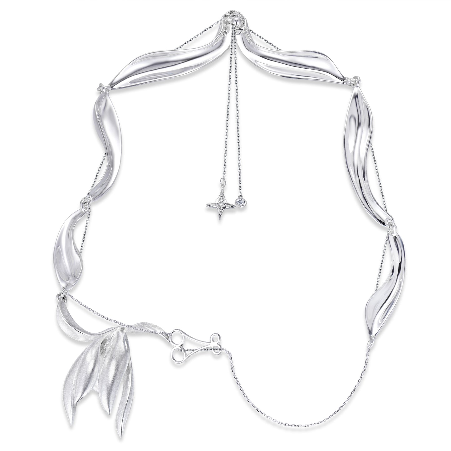 Magnolia Articulated Necklace